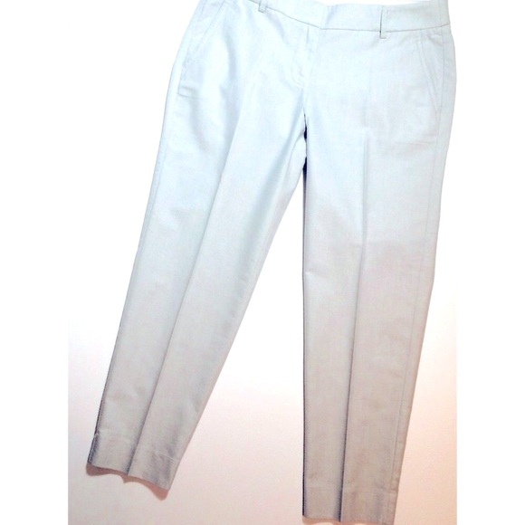 J CREW Factor City Fit Pants Size 6 Gray - Picture 6 of 9